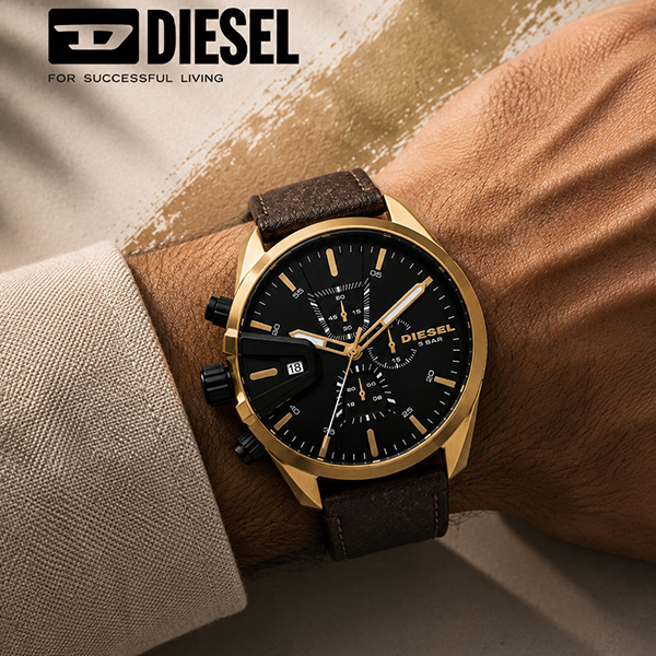 Relógio Diesel Masculino Dourado Dz4516 P1px