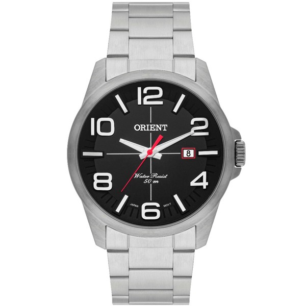 Relógio Orient Masculino Prata Mbss1289 P2sx