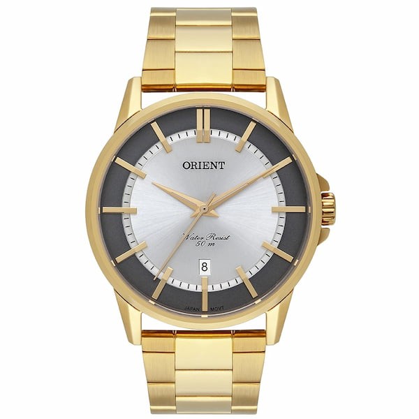 Relógio Orient Masculino Dourado Mgss1206 SGkx