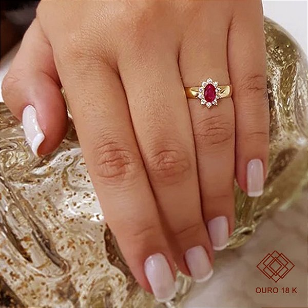 Anel Formatura Jornalismo Ouro 18k - Sem emblema