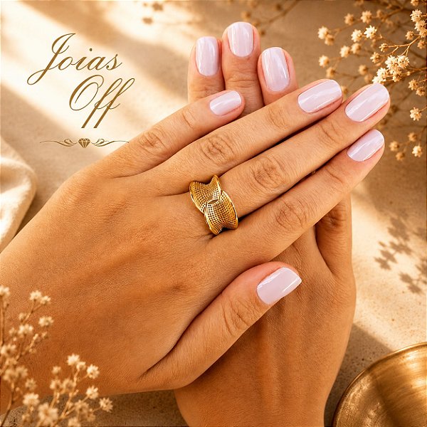 Anel Filigrana Ouro 18k