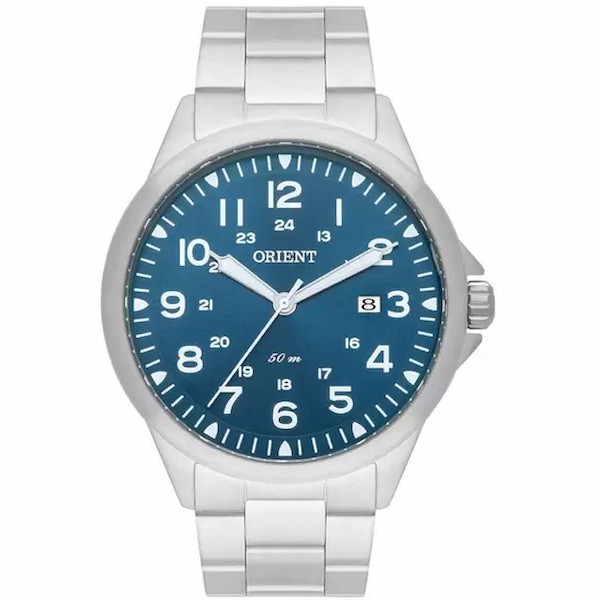 Relógio Orient Masculino Prata Mbss1380 D2sx