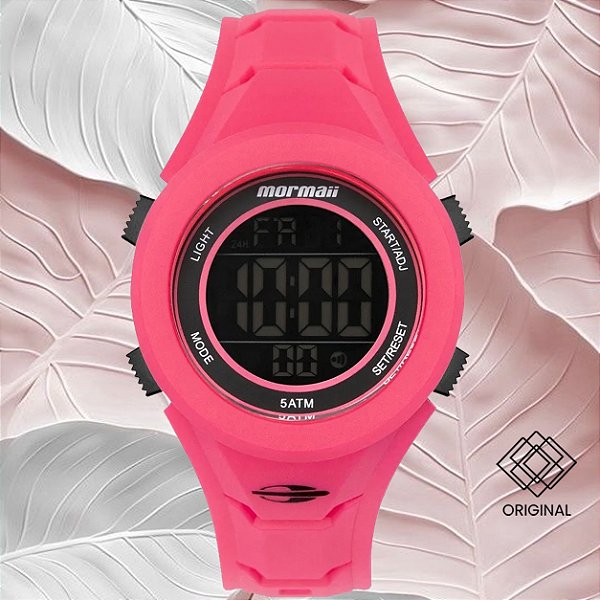 Relógio Mormaii Infantil Rosa Moj8566/8t
