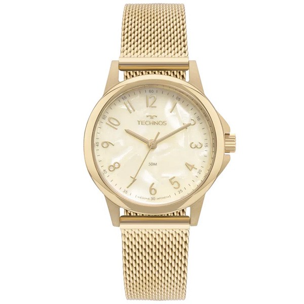 Relógio Technos Feminino Dourado 2035mxg/1x