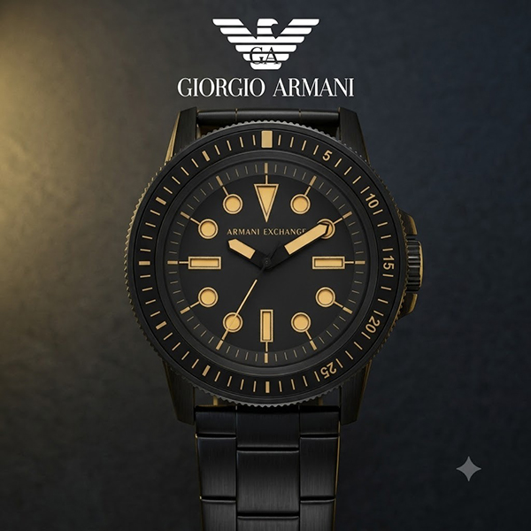 Relógio Armani Exchange Preto Ax1855b1 Pipx