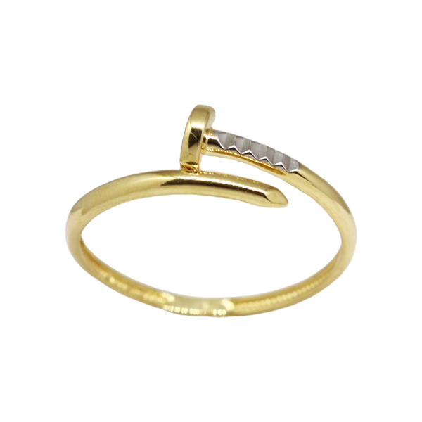 Anel Prego Ouro 18k