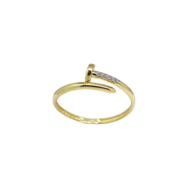 Anel Prego Ouro 18k