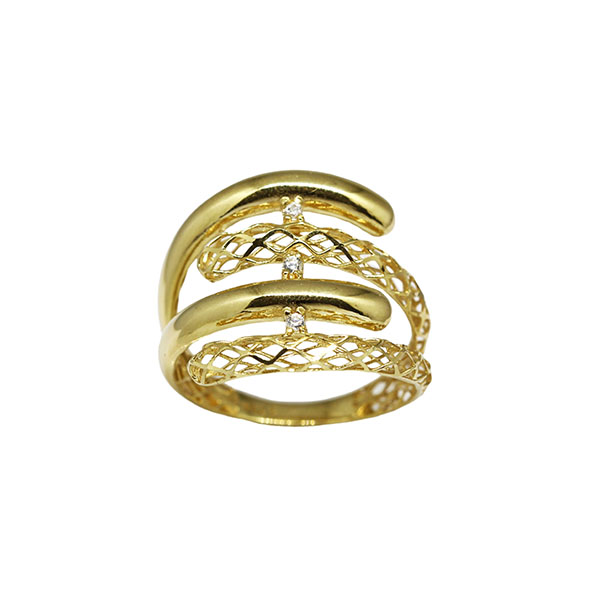 Anel Filigrana Ouro 18k