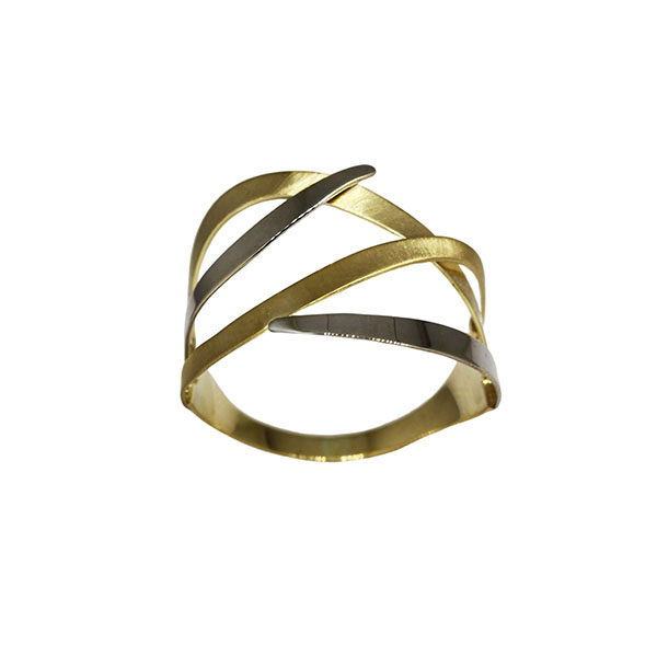Anel Gold Line Ouro 18k