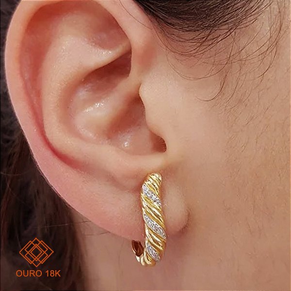 Brinco Minori Ouro 18k