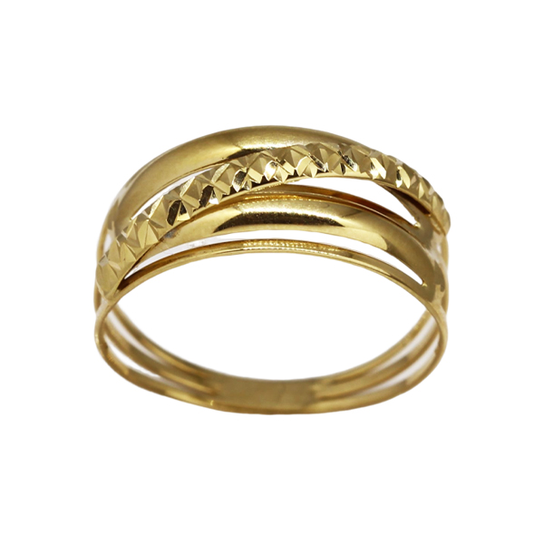 Anel Estamparia Ouro 18k