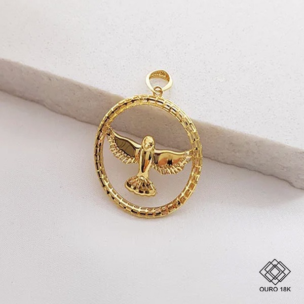 Pingente Espírito Santo Ouro 18k