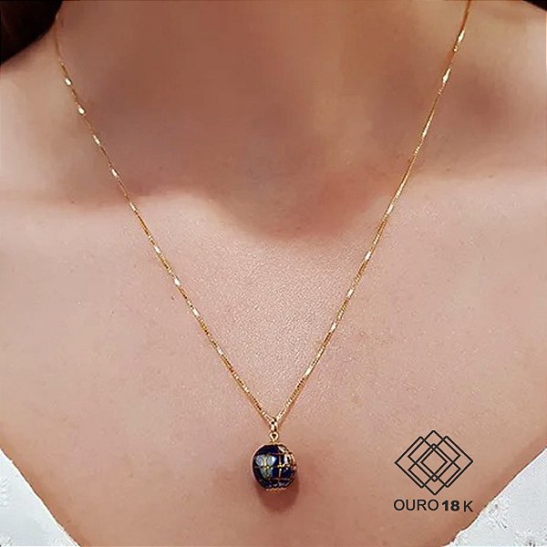 Pingente Globinho Ouro 18k