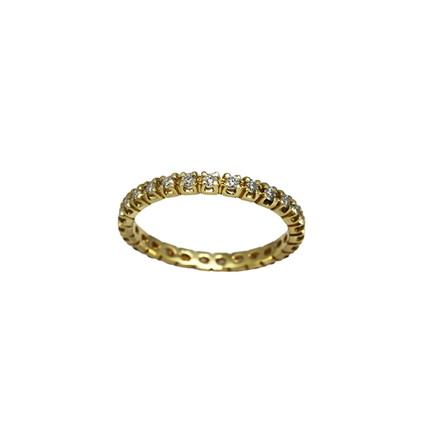 Aparador Inteiro Cravejado em Ouro 18k e Moissanite