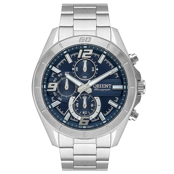 Relógio Orient Masculino Prata Mbssc230 D2sx