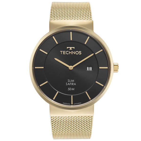 Relógio Technos Masculino Dourado Gm15ao/1p