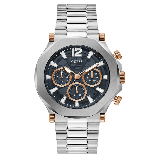 Relógio Guess Masculino Prata-Gw0539g1