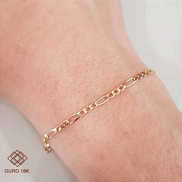 Pulseira Infantil Ouro 18k