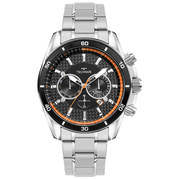 Relógio Technos Masculino Ts Carbon Prata JS25BBF/1P