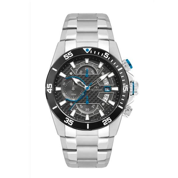 Relógio Technos Masculino Ts Carbon Prata JS15EMZ/1A