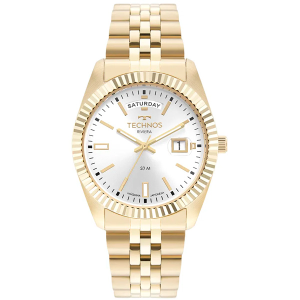 Relógio Technos Feminino Riviera Dourado 2350AL/1K