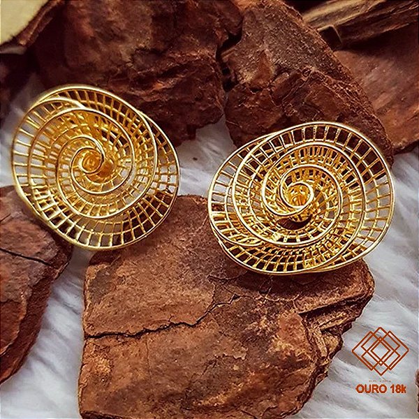 Brinco Filigrana Ouro 18k