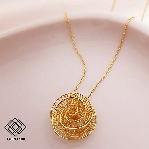 Gargantilha Filigrana Ouro 18k