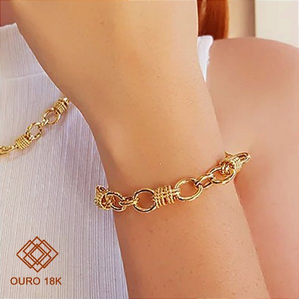 Pulseira Elos Ouro 18k