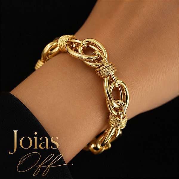 Pulseira Bold Elos Ouro 18k