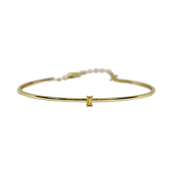 Bracelete Ouro 18k Citrino