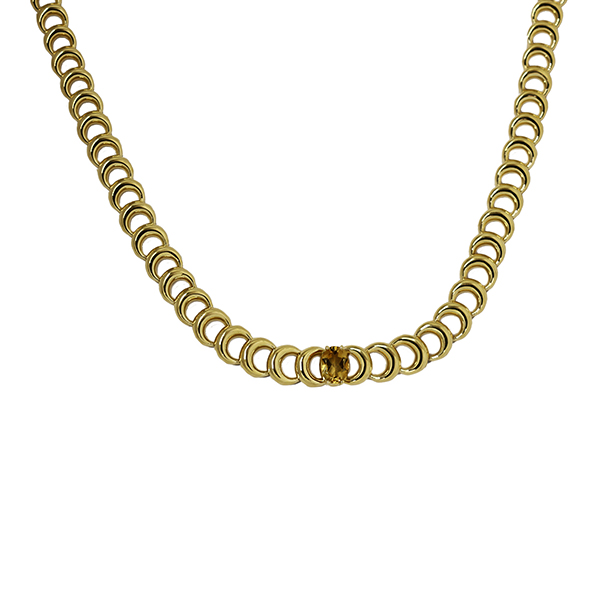 Gargantilha Elos Ouro 18k Citrino