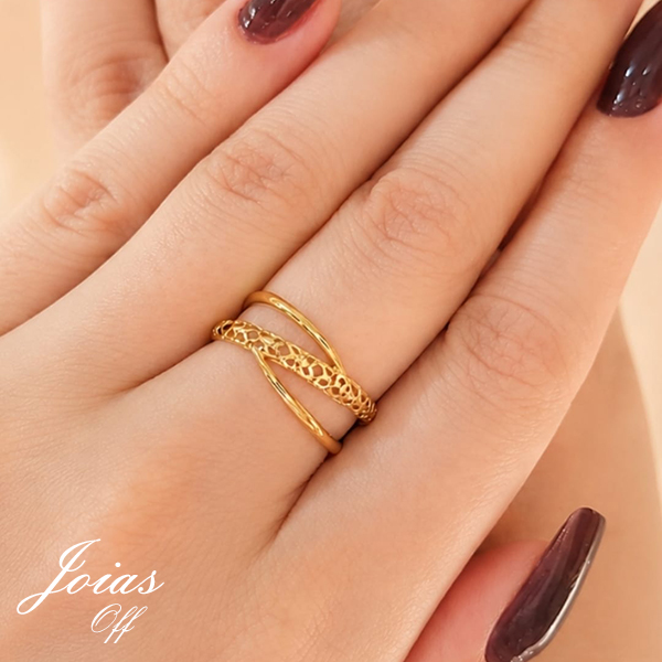 Anel Filigrana Ouro 18k