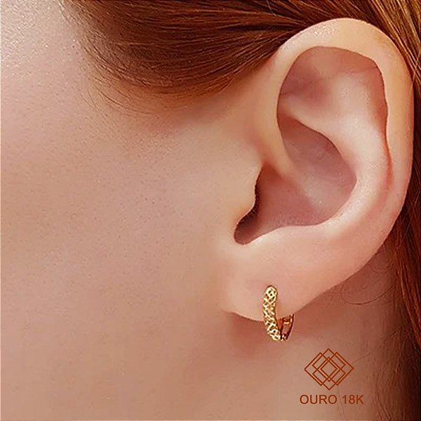 Brinco Argola Ouro 18k