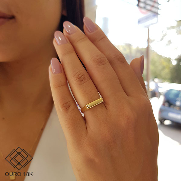 Anel Amor de Mãe  Ouro 18k