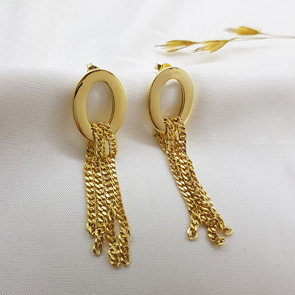 Brinco Franja Elos Ouro 18k
