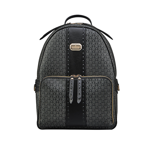 Bolsa Victor Hugo Backpack Duca Nero Black Black3