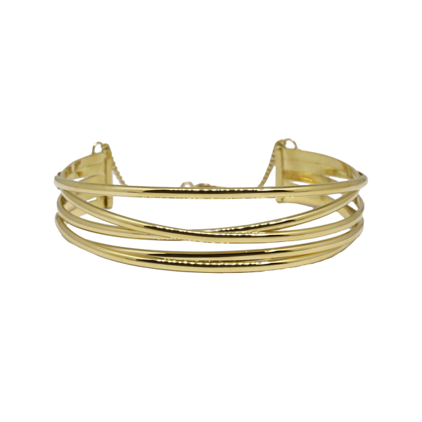 Bracelete Bold Aros Ouro 18k