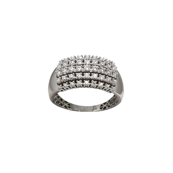 Anel Aparador Ouro 18k Moissanite
