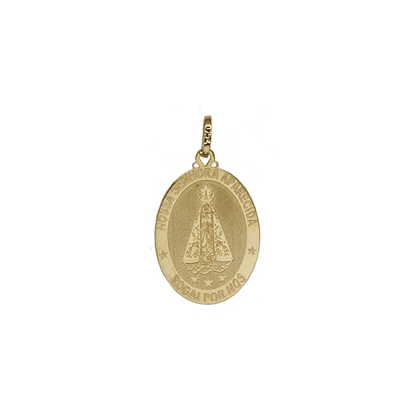 Pingente Nossa Senhora da Aparecida Ouro 18k