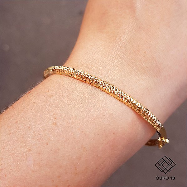 Bracelete Diamantado Ouro 18k