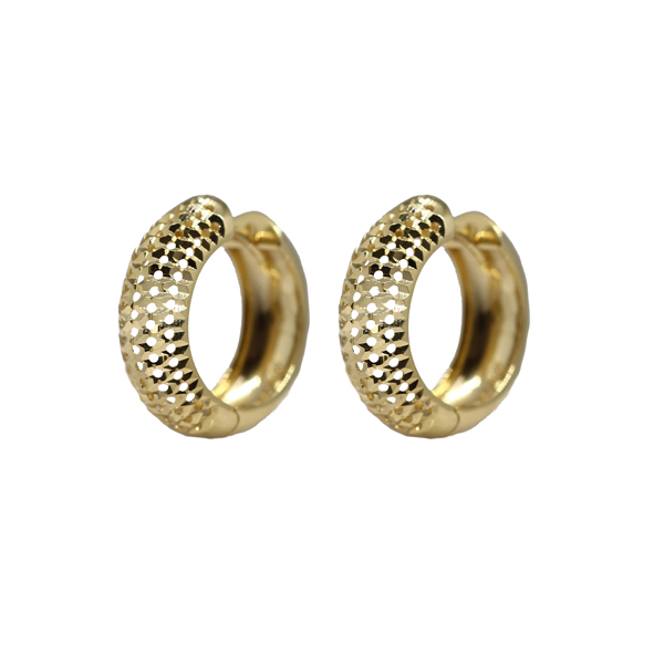 Brinco  Argola Filigrana Ouro 18k