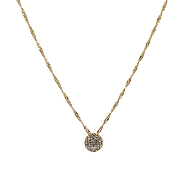 Kit Cordão Ouro 18k + Pingente Chuveiro Ouro 18k