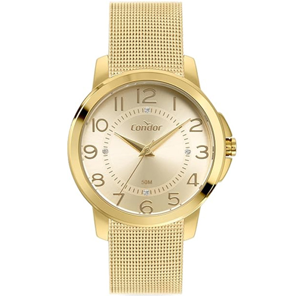 Relógio Condor Feminino Dourado CO2035NBD/K4X