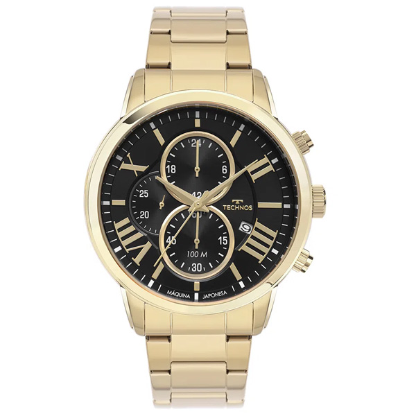 Relógio Technos Masculino Grandtech Dourado JS15EMU/1D