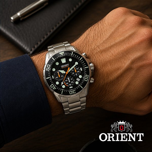 Relógio Orient SolarTech Cronógrafo - MBSSC260 P1SX