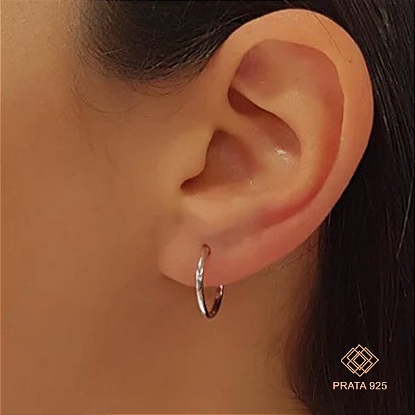 Brinco Argola Prata 925