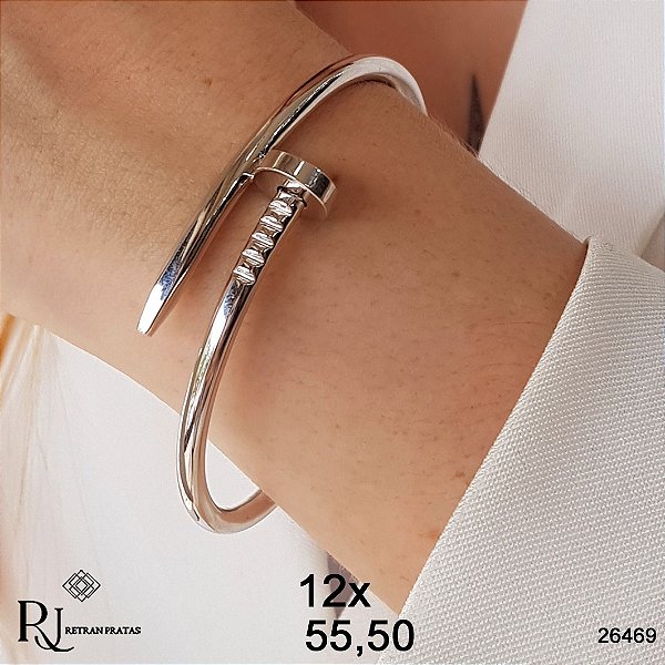 Bracelete Prego Prata 925