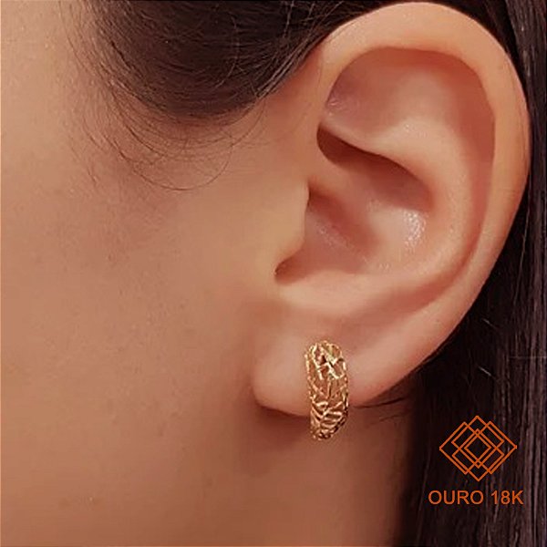 Brinco Filigrana Ouro 18k