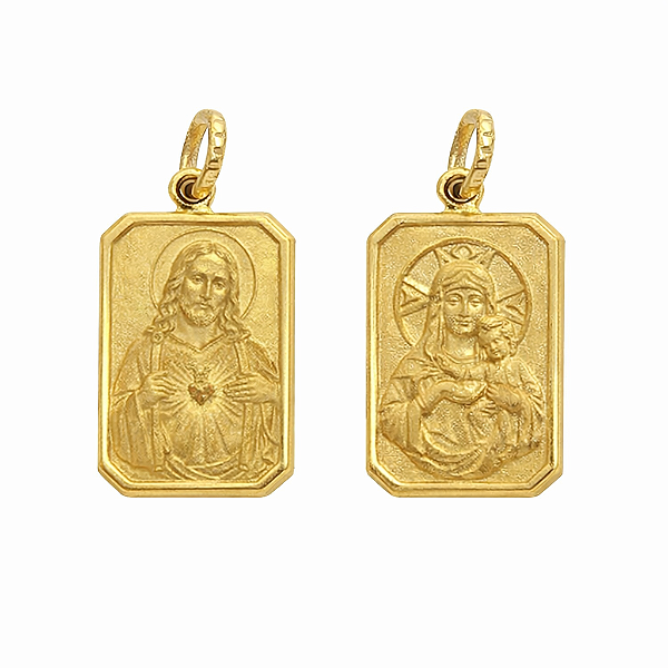 Pingente Escapulário Ouro 18k