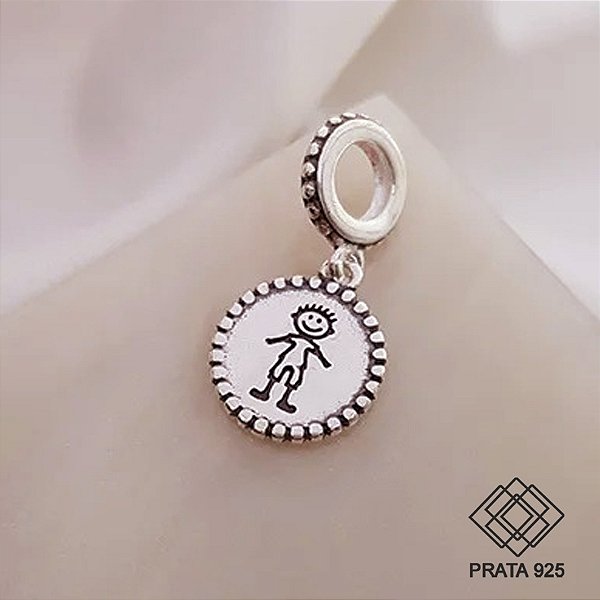 Pingente Menino Prata 925